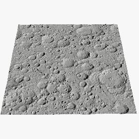 3D Moon Surface v2 model